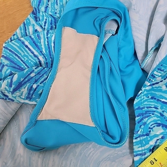 Jaclyn Smith Womens One Piece Swim Suit (Apron Skirt) Size 8 - Picture 7 of 14